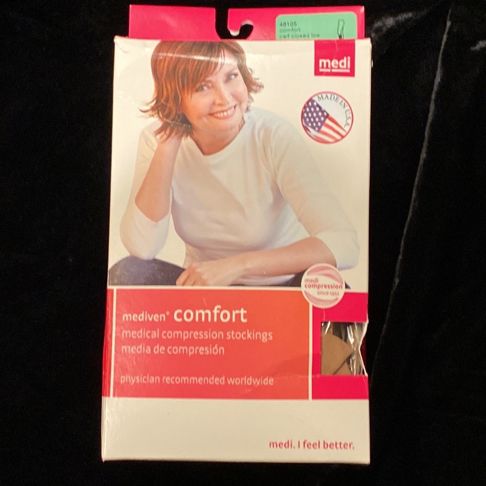 Mediven comfort medical compression stockings physicians recommended closed toe